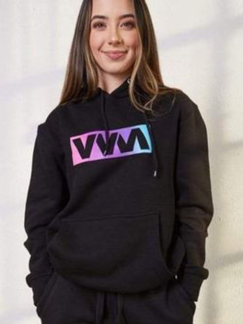 Merrell Twins Official Merch, Black VVM Hoodie, Medium
